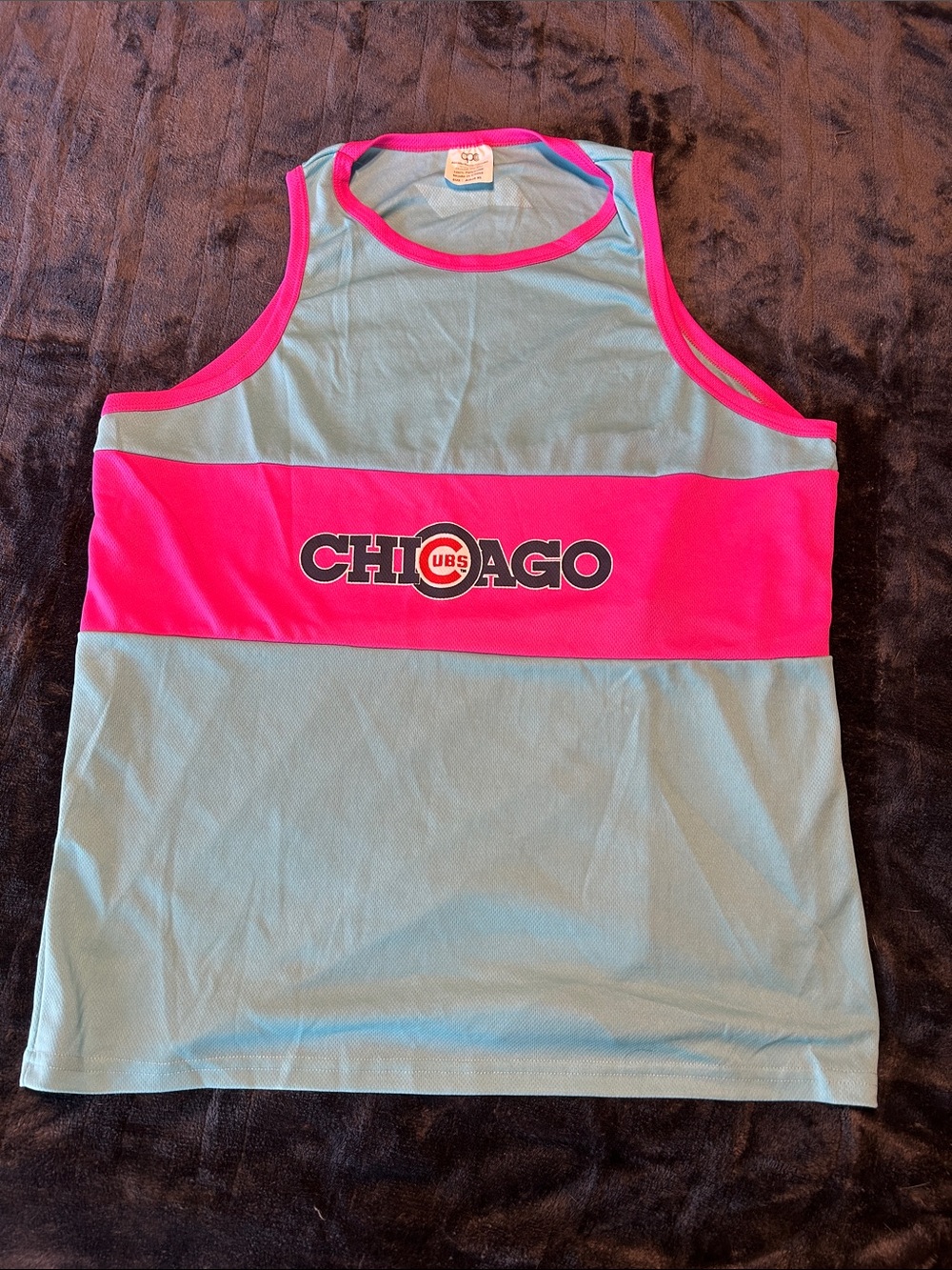Chicago Cubs Basketball Jersey Xl Real Pink Budweiser tank top
